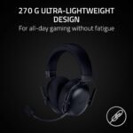 Razer BlackShark V3 X HyperSpeed Wireless PC Gaming Headset, Black | 50mm Drivers, Cardioid Mic, 2.4 GHz, Bluetooth, USB, Works with Mac, PS5, Nintendo Switch, Smartphone, 70 Hr Battery - Image 8