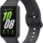 SAMSUNG Galaxy FIT 3 [2025, 40MM] 1.6" AMOLED Display | IP68 Water Resistant | 14 Days Battery Life | 100+ Watchfaces | 100+ Exercise Modes | International Model (Fast Charger Bundle, Black)