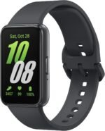 SAMSUNG Galaxy FIT 3 [2025, 40MM] 1.6" AMOLED Display | IP68 Water Resistant | 14 Days Battery Life | 100+ Watchfaces | 100+ Exercise Modes | International Model (Fast Charger Bundle, Black)