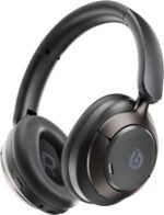 Boean Active Noise Cancelling Headphones, Bluetooth 6.0 Wireless Over Ear Headphones with 120H Playtime, 360° Spatial Audio & 5 ENC Mics, Soft Memory Foam, Transparency Mode for Office Travel Gaming
