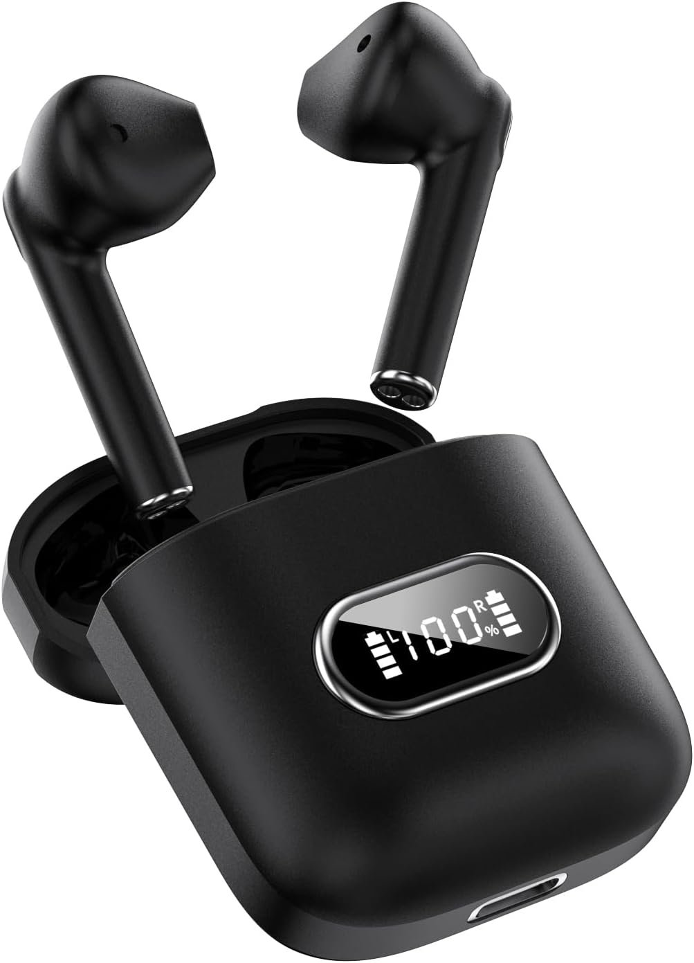 61N2iTTuz6L._AC_SL1500_.jpg Wireless Earbuds with Big Bass, 20H Playtime, Bluetooth 5.3 Light Weight in Ear Headphones, Premium Sound Bass Ear Buds with Charging Case - Image 1