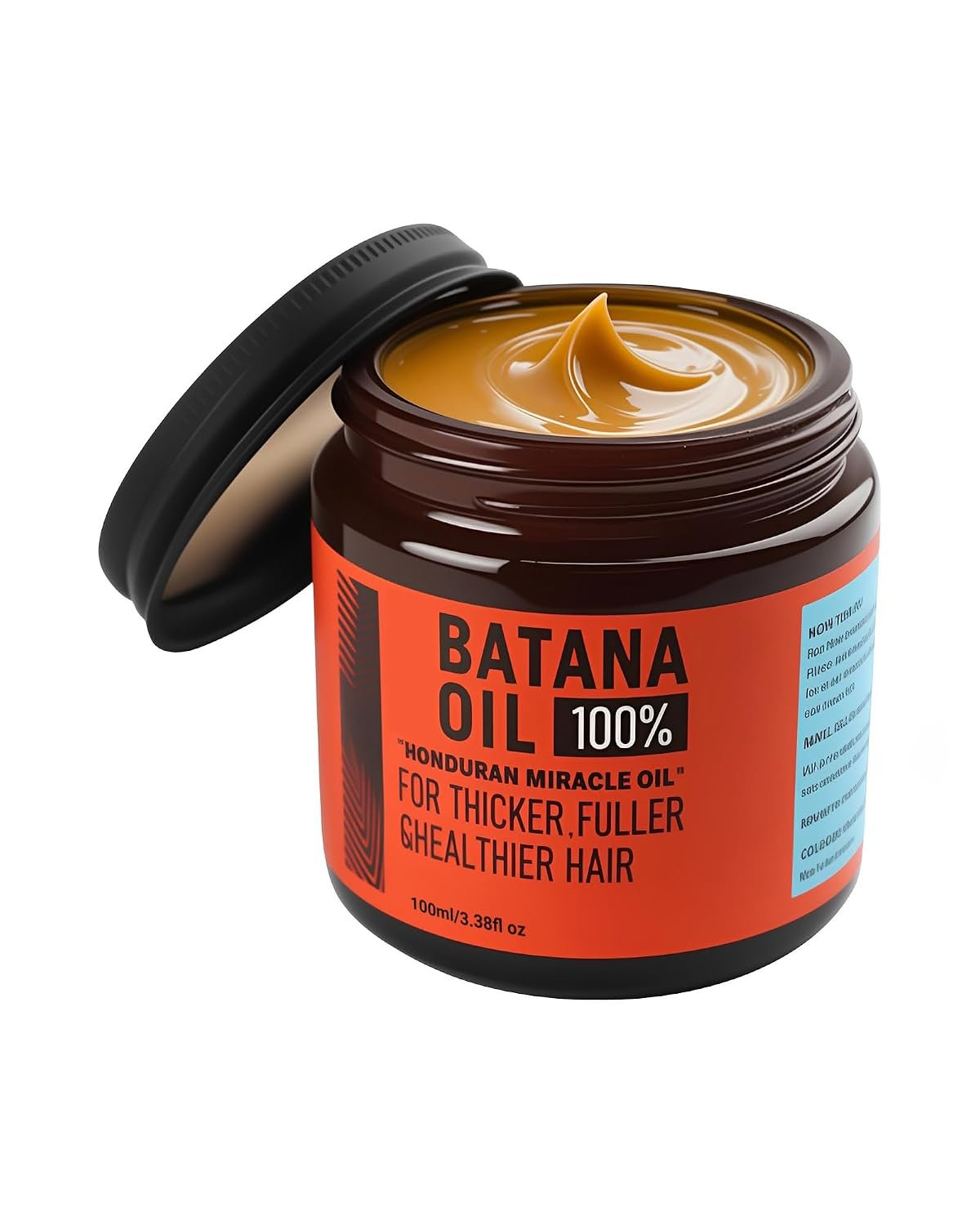 61Qm7IB6KbL._SL1500_.jpg Batana Oil for Hair Growth, 100% Raw & Organic Dr. Sebi Hair Growth Oil - Image 1