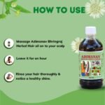 Adivasi Bhringraj Herbal Hair Oil - For Stronger, Longer And Thicker Hair Hair Oil (100ml) Pack 5 - Image 6