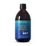 Organic Golden Castor Oil - [16.9oz (500ml)]-100% Pure for Hair, Skin, Nails, Brows & Lashes Deep Hydration & Smoothing Promotes Hair & Brow Growth Makeup Clean- Hexane-Free - USDA Certified