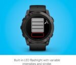 Garmin epix Pro (Gen 2) Sapphire, High Performance Smartwatch, 51mm, Black | Premium Multisport GPS Smartwatch, AMOLED Display, Built-In Flashlight, Advanced Training Metrics & Recovery Insights - Image 6
