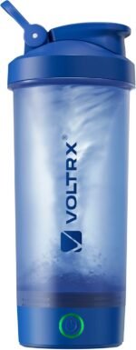 VOLTRX Protein Shaker Bottle, Merger USB C Rechargeable Electric Protein Shake Mixer, Shaker Cups for Protein Shakes and Meal Replacement Shakes, BPA Free, 24oz