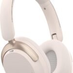 Persona 3rd ANC Bluetooth Headphones, Over Ear Headphones with Bluetooth 5.4, 70 Hours Playtime, Noise Cancelling Headphone with Mic, Foldable Lightweight Headset, Comfort Fit for Gym, Travel, White