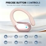 HAOYUYAN Sports Bluetooth Headphones, 80Hrs Playtime Wireless Earbuds with LED Power Display, IPX7 Waterproof Earphones for Workout/Running, Noise Canceling Headset Ear Buds - Image 6