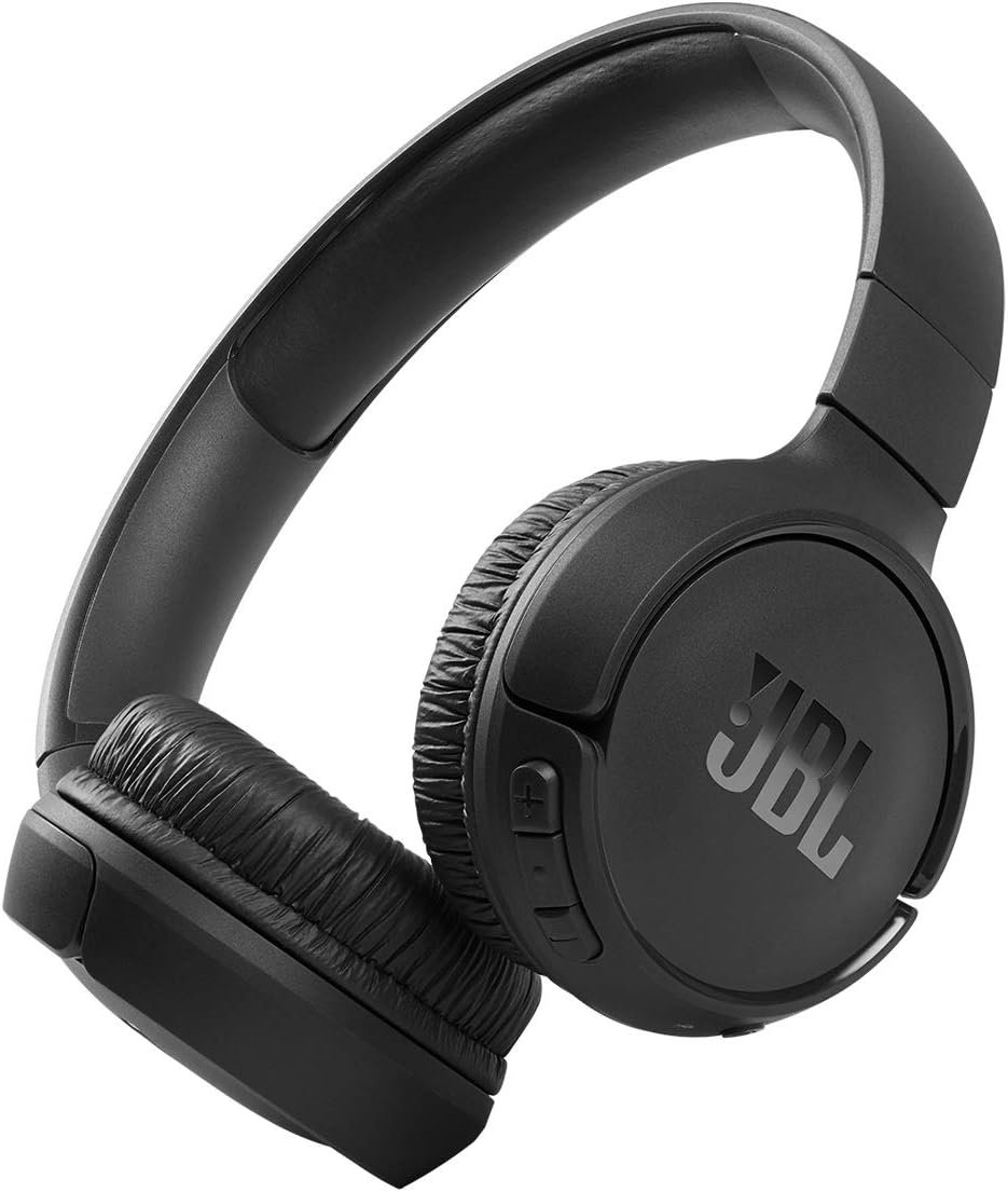 61q2zYSX7DL._AC_SL1200_.jpg JBL Tune 510BT: Wireless On-Ear Headphones with Purebass Sound - Black - Image 1
