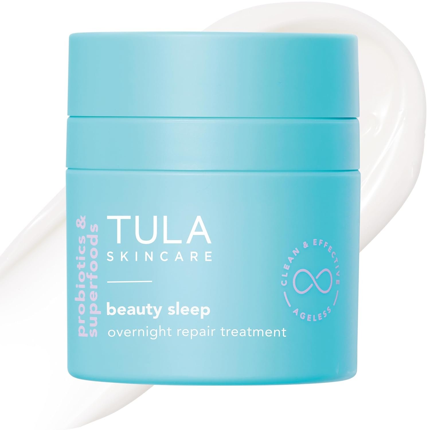 61rmWmBKKtL._SL1500_.jpg TULA Skin Care Beauty Sleep Overnight Repair Treatment - Anti-Aging, Night Cream, Contains Natural Peptides, AHAs, & Vitamin C to Reduce the Appearance of Lines and Dull Tone - Image 1
