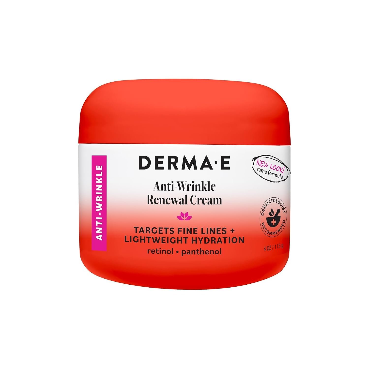 61rmjrsIu5L._SL1500_.jpg DERMA-E Anti-Wrinkle Renewal Skin Cream, 4 Oz - Image 1