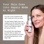 Purity Woods Night Cream, Age-Defying, Anti Aging Cream, Night Moisturizer | Facial Night Creams, Nighttime Deep Wrinkle Cream, USDA Organic Skincare, All Skin Types, Overnight Cream for Mature Women - Image 5