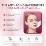 Bio-Collagen Face Mask Overnight – Hydrating Korean Sheet Mask – Niacinamide & Low Molecular Collagen – Firming & Smoothing Skincare for All Skin Types – 4 Masks - Image 8