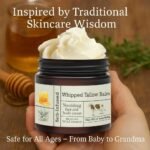 URQT Beef Tallow for Skin - Organic Grass-Fed Whipped Beef Tallow and Honey Balm - Deeply Moisturizing for Face & Body - Natural Skin Care for Soft, Supple Skin - Image 3