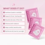 Bio-Collagen Face Mask Overnight – Hydrating Korean Sheet Mask – Niacinamide & Low Molecular Collagen – Firming & Smoothing Skincare for All Skin Types – 4 Masks - Image 6