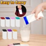 21 Pack Clear EVA Reusable Resealable Travel Protein Powder Bags | 2.4x6.1 inch, 7 Colors Mixed, Fitness Supplement Packets, Daily Portion Storage, for Gym Workout Outdoor Hiking on-the-go - Image 5