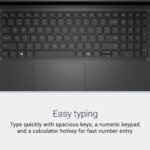 Dell 15.6 Laptop, FHD, Intel Core Ultra 5 225U, 16GB RAM, Windows 11 Home | Anti-Glare 300 Nits WVA, Intel Graphics, DDR5, 512GB SSD, Backlit Keyboard, Wi-Fi 6, Carbon Black, Business Ready, D15260 - Image 10