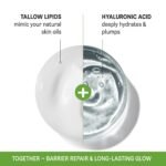 Beef Tallow for Skin and Face - Grass Fed Tallow and Honey Balm, All Natural Skin Care Moisturizer with Hyaluronic Acid - Day & Night Beef Tallow Face Cream for Dry, Sensitive Skin, Glass Jar 2.25 oz - Image 6