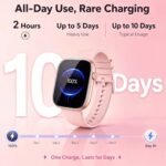 Smart Watch for Women, Bluetooth Answer/Make Calls, 1.83"HD Screen, 2 Bands | IP67 Waterproof Fitness Tracker, Heart Rate/Sleep Monitor, DIY Dial, Multi-Sport Modes Pedometer, Smartwatch for iOS/Android - Image 4