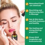 Jamaican Black Castor Oil - 100% Pure and Organic, Cold Pressed in Glass Bottles for Hair Growth, Eyebrow Nourishment, and Skin Hydration - Image 4