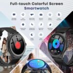 Smart Watch for Men, 1.39" HD Touchscreen Smartwatch with 120 Sports Modes, AI Voice Assistant, Heart Rate/Sleep Monitor, Bluetooth Call & Music Control Fitness Watch for iPhone/Android (Black) - Image 2