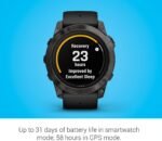 Garmin epix Pro (Gen 2) Sapphire, High Performance Smartwatch, 51mm, Black | Premium Multisport GPS Smartwatch, AMOLED Display, Built-In Flashlight, Advanced Training Metrics & Recovery Insights - Image 4