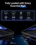 15.6'' AI Laptop with Office 365 12GB RAM 256GB SSD Win 11 Laptops - Image 5