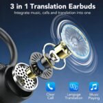 AI Translation Earbuds Real Time, 134 Languages Translator, 72H Playtime - Image 5