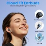 Wireless Earbuds, Bluetooth5.4 Headphones with Deep Bass Stereo, 48H Playback Ear Buds with LED Power Display, Lightweight, IPX7, in-Ear Earphones with Mic for iPhone/Android, Pad - Image 4