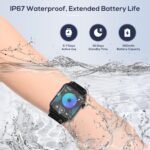 Smart Watch for Men, 120 Sports Modes Smartwatch with 1.83" HD, Alexa Built-in, Heart Rate/Sleep Monitor, IP67 Waterproof, Bluetooth Call & Music Control Fitness Watch for iPhone/Android (Black) - Image 6