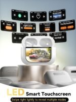 Wireless Earbuds, Smart Touchscreen Ear Buds, ANC Headphones, Bluetooth 5.4 - Image 2