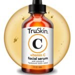 TruSkin Brightening Vitamin C Serum for Face with Hyaluronic Acid, 2 fl oz | Anti aging face serum with Vitamin E to improve the look of dark spots, fine lines, skin tone & support radiant-looking skin