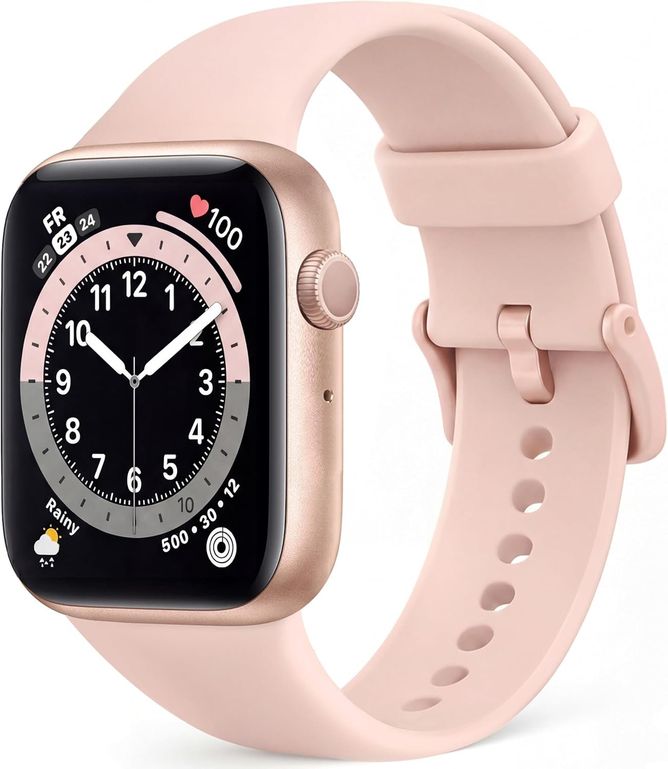 71CKhNGiSEL._AC_SL1500_.jpg Smart Watch, Fitness Watch for Women Men with 24/7 Heart Rate/Blood Pressure Monitor,Pedometer, Sleep Tracker, 120+ Sport Modes, IP68 Waterproof Activity&Fitness Tracker Compatible with Android iPhone - Image 1