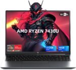 Light Gaming Laptop, ΑΜD Ryzen 7430U (Up to 4.3GHz), 16GB RAM 512GB SSD | 15.6 inch Laptop Computer, WiFi 6, BT5.2, Webcam, Type-C, Windows 11 Laptop for Student, Business