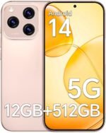 KN16 ProMax Unlocked Cell Phones, 12+512GB Android 6.8" 108MP 5000mAh