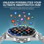 GPT Smart Watch for Men, Answer/Make Call, Fitness Tracker, IP67, 44mm | 1.19" AMOLED Display, 24/7 Heart Rate/Blood Oxygen/Blood Pressure/Sleep Monitor, 107 Sports Modes, Compatible Android iPhone - Image 9