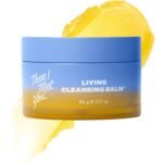 Then I Met You Living Cleansing Balm, Makeup Remover Oil Cleanser Face Wash | Korean Skin Care Cleansing Oil, Facial Cleanser For Sunscreen, Waterproof Makeup, & Eye Makeup, Non-Stripping Cleansing Balm