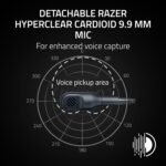 Razer BlackShark V3 X HyperSpeed Wireless PC Gaming Headset, Black | 50mm Drivers, Cardioid Mic, 2.4 GHz, Bluetooth, USB, Works with Mac, PS5, Nintendo Switch, Smartphone, 70 Hr Battery - Image 4