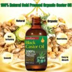 3 Pack Jamaican Black Castor Oil in Glass Bottle, 100% Pure Castor Oil Organic Cold Pressed for Hair Growth, Eyelashes, Eyebrows, Face Moisturizer & Deep Full Body Skin Hydration,Hexane Free - Image 6