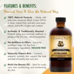 Sunny Isle Extra Dark Jamaican Black Castor Oil 8oz | Hair, Scalp, Skin - Image 4