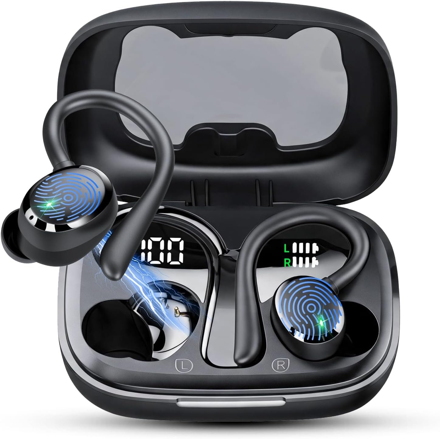71IQxUaYJPL._AC_SL1500_.jpg AI Translation Earbuds Real Time, 134 Languages Translator, 72H Playtime - Image 1