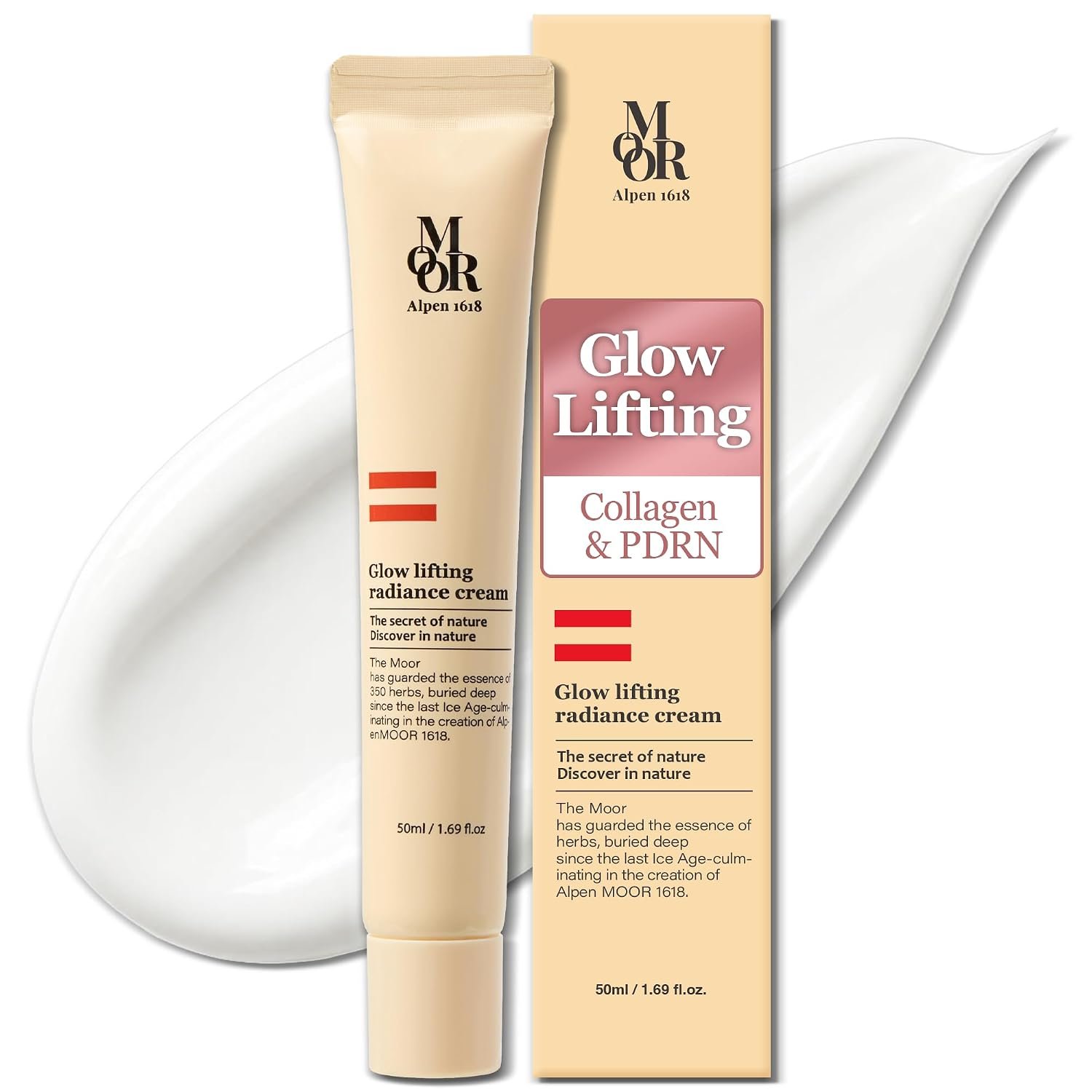 71Iu1kUZGL._SL1500_.jpg Glow Lifting Radiance Cream, Silky Collagen & PDRN, Anti-Aging, 1.69 fl.oz - Image 1