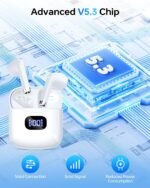 KTGEE Wireless Earbuds Bluetooth 5.3 Ear Buds Headphones, 40Hrs Playback - Image 4