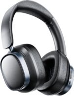 Active Noise Cancelling Headphones,78H Over Ear Headset | Bluetooth 6.0,Hi-Res,Low Latency,Foldable Bluetooth Headphones,Ideal for Travel,Workout,Office,Cellphone PC,Deep Black