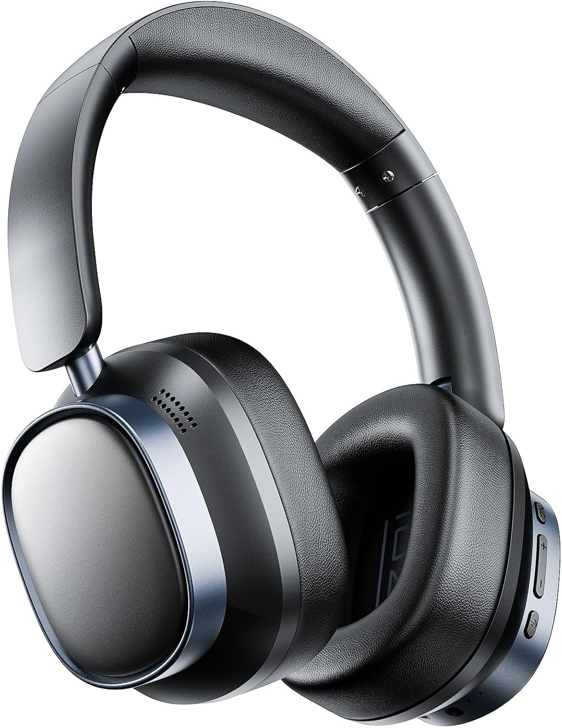 71K9sTCUEjL._AC_SL1500_.jpg Active Noise Cancelling Headphones,78H Over Ear Headset | Bluetooth 6.0,Hi-Res,Low Latency,Foldable Bluetooth Headphones,Ideal for Travel,Workout,Office,Cellphone PC,Deep Black - Image 1