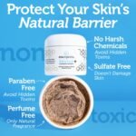 Manuka Honey Exfoliating Facial Scrub - Microdermabrasion Face Exfoliant | Gentle Moisturizing Exfoliator - Cleanse & Smooth Skin, Minimize Pores - With Organic Aloe Vera & Natural Cehami Extract 2oz - Image 4