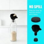2Pack Protein Powder Container to go Portable Supplement Funnels for Filling Bottles with Protein Powder Compartment Pill Storage, Great for Workout, Travel, to-Go, Fitness - Image 7