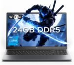 KAIGERR 2026 Laptop, 24GB DDR5 512GB SSD Intel Core i5 (Up to 4.5GHZ)