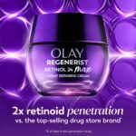 Olay Retinol Night Cream for Women, MAX, Anti-Aging Face Mousturizer, Fragrance-Free, Non Greasy - Anti-Wrinkle, Smooth Fine Lines, Hydrating Skin Care - Triple Collagen Cream, Niacinamide, 1.7oz - Image 8