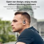 TOZO O2 Open Ear Wireless Earbuds,Multi-Angle Adjust 42H Bluetooth 5.3 | Multi-Angle Adjustable Comfort Fit Bluetooth Headphones, Rich Bass, Crystal Clear Calls, Perfect For Sport Driving Work - Image 2
